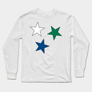 FGCU Star (3-Pack) Sticker Long Sleeve T-Shirt